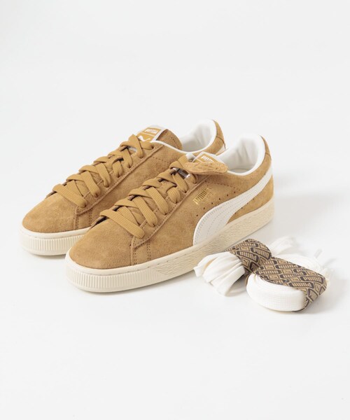 URBAN RESEARCH DOORS（アーバンリサーチドアーズ）の「PUMA　SUEDE CHARLES F.STEAD V（スニーカー・メンズ・H.Butter/P.Blue・26/26.5/27/27.5/28）」の4枚目の写真