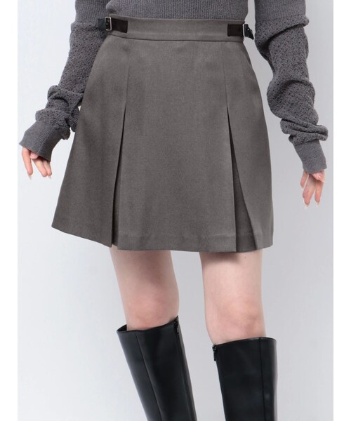TUCK MINI SK/タックミニスカート