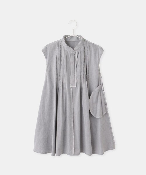ROPE' PICNIC(ロペピクニック)の「【KIDS/キッズ】コードレーンシャツワンピース(シャツワンピース・キッズ・ブラック系/サックス・120/130/140/150)」の16枚目の写真