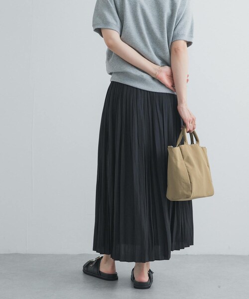 URBAN RESEARCH DOORS(アーバンリサーチドアーズ)の「ランダムプリーツスカート(スカート・レディース・GREGE/PURPLE/BLACK・Free)」の17枚目の写真