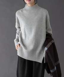 FORK&SPOON | FORK&SPOON　ハイネックロングニット(ニット/セーター)