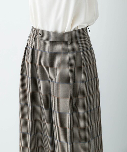 URBAN RESEARCH ROSSO（アーバンリサーチロッソ）の「チェックワイドスラックス（その他パンツ・レディース・BROWN CHK・36/38）」の7枚目の写真
