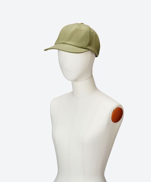 ADAM ET ROPE'（アダムエロペ）の「【J'aDoRe限定】【KIJIMA TAKAYUKI(キジマ タカユキ)】LAMB MELTON 6PANEL CAP（キャップ・レディース・ブラック/ダークブラウン/ベージュ/ライトグリーン・F）」の6枚目の写真