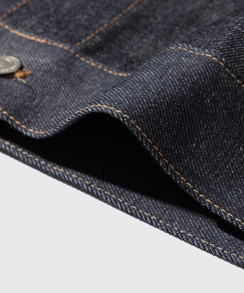 ADAM ET ROPE'(アダムエロペ)の「【BAL/バル】CURB POCKET DENIM JACKET(デニムジャケット・メンズ・ブラック/ネイビー・1/2)」の15枚目の写真