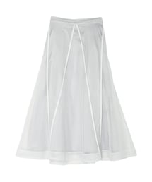 UN3D. | MESH TRIANGLE FLARE SKIRT(スカート)