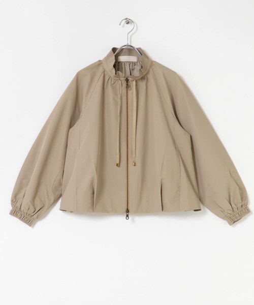 URBAN RESEARCH ROSSO（アーバンリサーチロッソ）の「MARILYN MOON　pleats twill blouson（ブルゾン・レディース・BLACK/BEIGE・Free）」の20枚目の写真