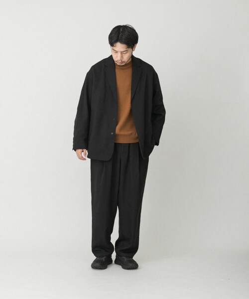 EKAL（エカル）の「ウールライクジャケット（テーラードジャケット・メンズ・ブラウン/チャコール/ブラック・M/L）」の20枚目の写真