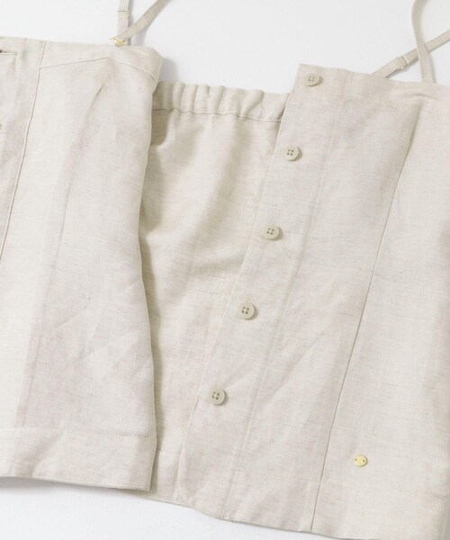 URBAN RESEARCH ROSSO（アーバンリサーチロッソ）の「F by ROSSO　リネン混ビスチェ+半袖Tシャツ（Tシャツ/カットソー・レディース・CCL×BLK/BEG×BEG/CHECK×OFF・FREE）」の14枚目の写真