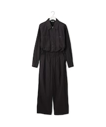 ADAM ET ROPE' | 【AURALEE(オーラリー)】GARMENT-DYED FINX SHUTTLE WEATHER JUMPSUIT(つなぎ/オールインワン)