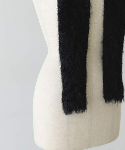 RODE SKO（ロデスコ）の「スリムロングマフラー（マフラー・レディース・BLACK/OFF・one）」の14枚目の写真