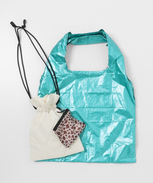 URBAN RESEARCH Sonny Label（アーバンリサーチサニーレーベル）の「CONTROL FREAK　エコバッグ付きショルダーバッグ（ショルダーバッグ・レディース・レッド/ブルー/シルバー・one）」の2枚目の写真