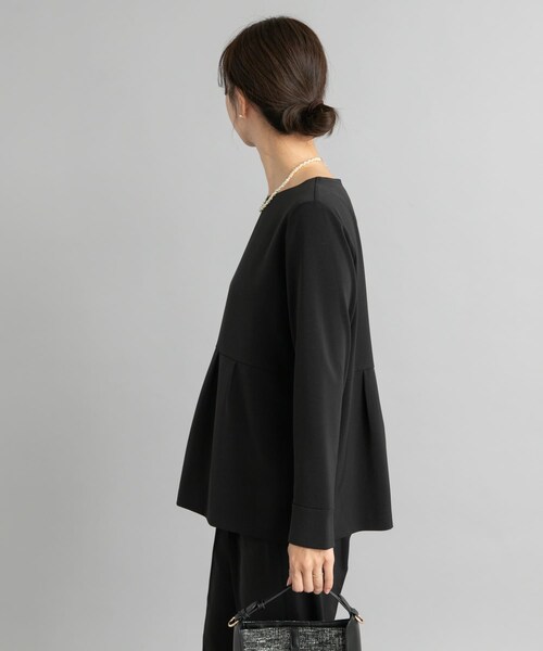 URBAN RESEARCH DOORS（アーバンリサーチドアーズ）の「ペプラムトップスセットアップ（セットアップ・レディース・NAVY/GREGE/BLACK・S/M）」の7枚目の写真