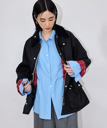 ADAM ET ROPE'（アダムエロペ）の「【Barbour for ADAM ET ROPE'】別注Shirring Bedale（その他アウター・レディース）」