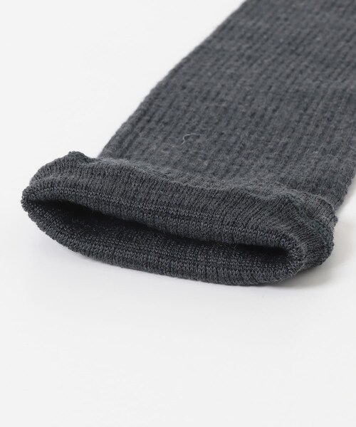 かぐれ（カグレ）の「くらしきぬ　シルク＆ウール ウォーマー（レッグウォーマー・レディース・チャコール/グレージュ・Free）」の8枚目の写真