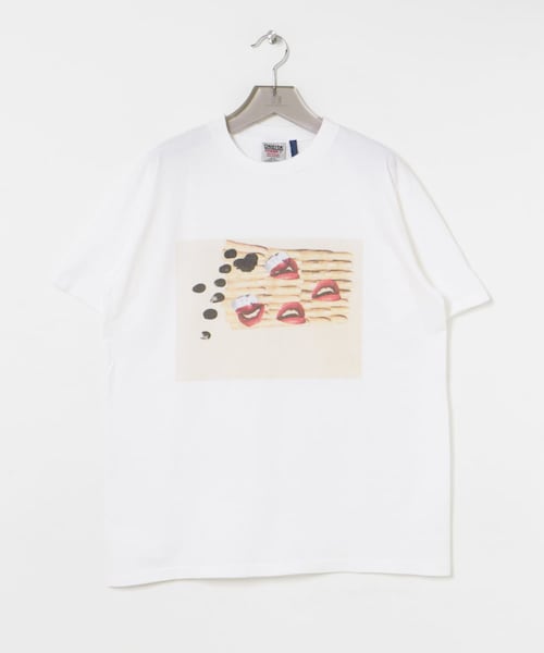 URBAN RESEARCH(アーバンリサーチ)の「semoh T-Shirts/Christophe Brunnquell(Tシャツ/カットソー・メンズ・WHITE/BLACK・2/3)」の1枚目の写真