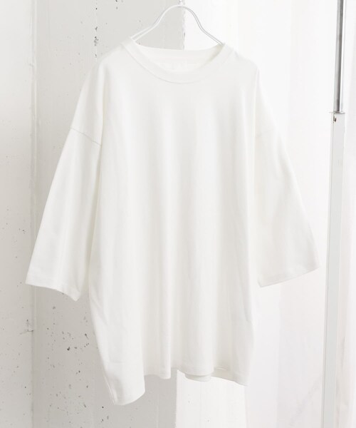 SENSE OF PLACE by URBAN RESEARCH(センスオブプレイスバイアーバンリサーチ)の「『ユニセックス』エクストラルーズアソートTシャツ(Tシャツ/カットソー・メンズ・WHITE/BLACK/WHT×BLK/BLK×WHT・M/L)」の16枚目の写真