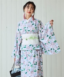 nissen | 大きいサイズ 一人で簡単に着られる二部式浴衣(浴衣)