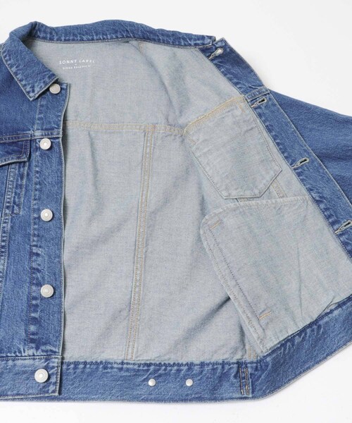 URBAN RESEARCH Sonny Label（アーバンリサーチサニーレーベル）の「オーセンティックデニムショートジャケット（デニムジャケット・レディース・インディゴ/ライトインディゴ・Free）」の21枚目の写真