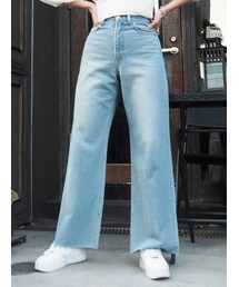 EVRIS | simple wide デニムパンツ(デニムパンツ)