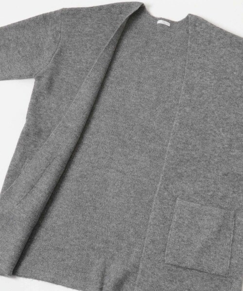 ITEMS URBANRESEARCH（アイテムズ アーバンリサーチ）の「ニットガウン（テーラードジャケット・レディース・GRY/BRN/L.KHK・FREE）」の13枚目の写真