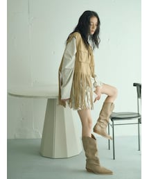 Ungrid | コットンレースパッチワークショートパンツ(その他パンツ)