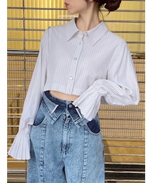 dazzlin | 2WAYショートミニシャツワンピース(ワンピース)