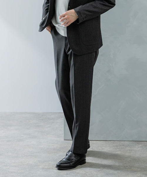 URBAN RESEARCH DOORS（アーバンリサーチドアーズ）の「LIFE STYLE TAILOR　ウールライクストレッチコンフォータブルパンツ（スラックス・メンズ・GRAY/NAVY/KHAKI・S/M/L/XL）」の4枚目の写真