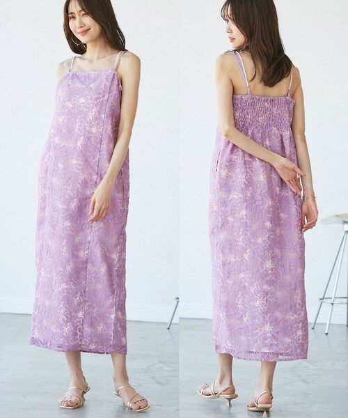 ROPE' PICNIC（ロペピクニック）の「【emur/エミュール】1人で着られる浴衣キャミワンピースセット（浴衣・レディース・ブルー/ラベンダー・38）」の20枚目の写真