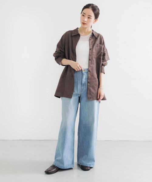 URBAN RESEARCH(アーバンリサーチ)の「『別注』Lee101×URBAN RESEARCH BAGGYPANTS(デニムパンツ・レディース・LIGHT USED/ONE WASH/DARK USED/MEDIUMUSED・XS/S/M/L)」の12枚目の写真
