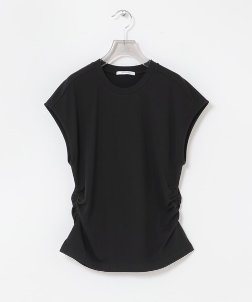 URBAN RESEARCH(アーバンリサーチ)の「サイドギャザーカットソー(Tシャツ/カットソー・レディース・OFF WHITE/BLACK/BROWN・Free)」の17枚目の写真