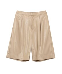 ELENDEEK | FAKE LEATHER HALF PT(その他パンツ)