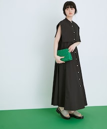 ADAM ET ROPE'（アダムエロペ）の「【一部直営店舗・WEB限定】オーバーヨークフレアワンピース（ワンピース・レディース）」
