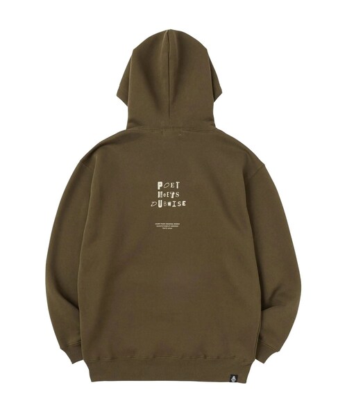 bonjour records(ボンジュールレコーズ)の「POET MEETS DUBWISE/ポエトミーツダブワイズ POET Hoodie(パーカー・レディース・ブラック/グレー/オリーブ・L/M/XL)」の22枚目の写真