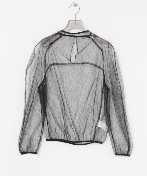 URBAN RESEARCH（アーバンリサーチ）の「AMOMENTO　SHEER LACE MOCK NECK TOP（Tシャツ/カットソー・レディース・BLACK/WHITE・0）」の2枚目の写真