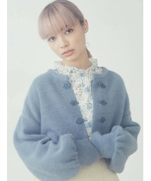 merry jenny | fluffyチャイナニットソーカーディガン(カーディガン/ボレロ)