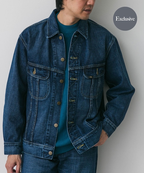 URBAN RESEARCH DOORS（アーバンリサーチドアーズ）の「『別注』Lee101×DOORS　JACKET（デニムジャケット・メンズ・DARK USED/RIGID/ONE WASH/LIGHT USED・38/40/42）」の4枚目の写真