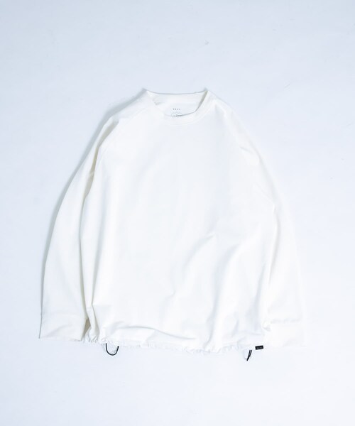 EKAL（エカル）の「DRY OUT BALLOON FIT LONG-SLEEVE T-shirts（Tシャツ/カットソー・メンズ・ホワイト/ネイビー/チャコール・M/L）」の14枚目の写真