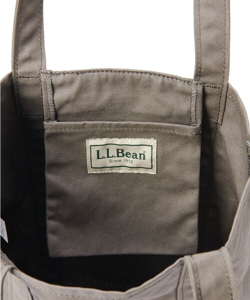 bonjour records(ボンジュールレコーズ)の「L.L.Bean/エル・エル・ビーン record tote bag for bonjor records exclusive(トートバッグ・レディース・チャコール/オレンジ・F)」の19枚目の写真