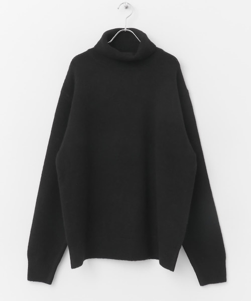 【グレー】ブークレストレッチタートルニット URBAN RESEARCH ROSSO MEN セーター ニット ブークレストレッチ