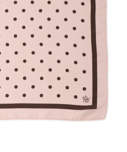 ROPE' PICNIC（ロペピクニック）の「ドット柄スカーフ（バンダナ/スカーフ・レディース・キナリ/ネイビー/ピンク・F）」の14枚目の写真