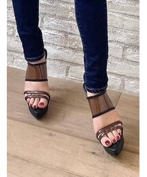 RESEXXY | ピンヒールクリアサンダル(サンダル)