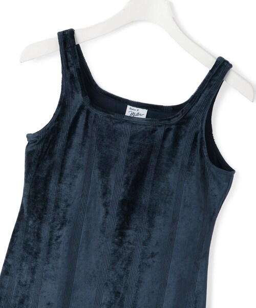 ADAM ET ROPE'（アダムエロペ）の「【Miller for ADAM ET ROPE'】別注 スクエアタンク（カップ付き）（タンクトップ・レディース・グリーン/ネイビー・F）」の19枚目の写真