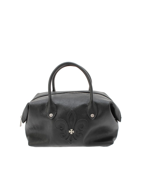 EVRIS（エヴリス）の「エンブレムボストンBAG（ボストンバッグ・レディース・ホワイト/ブラック/ブラウン・F）」の3枚目の写真