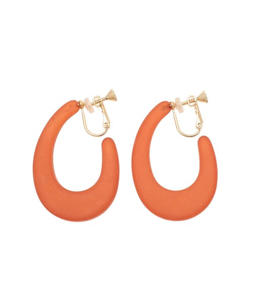 dazzlin（ダズリン）の「シアースケルトンイヤリング（イヤリング・レディース・パープル/オフホワイト/オレンジ・F）」の21枚目の写真