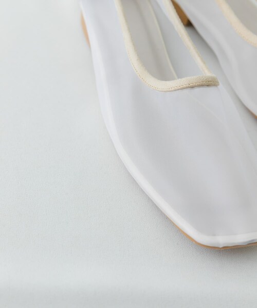 RODE SKO（ロデスコ）の「『MADE IN JAPAN』シアーフラットシューズ（バレエシューズ・レディース・BLACK/BEIGE/WHITE・36/37/38）」の16枚目の写真