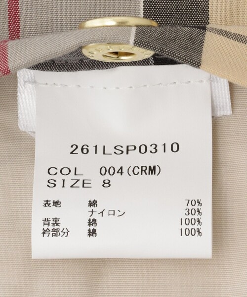 ADAM ET ROPE'(アダムエロペ)の「【Barbour(バブアー)】ICONS BEDALE SHOWERPROOF JACKET(その他アウター・レディース・ベージュ/ネイビー・10/8)」の21枚目の写真