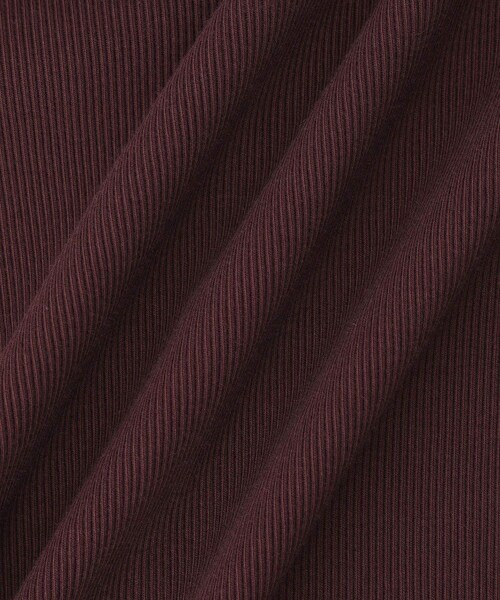 ROPE'(ロペ)の「【一部店舗限定】【REALM(レルム)】HALF-SLEEVE T-SHIRT|5分袖カットソー 26SS(ニット/セーター・レディース・ブラック/オフホワイト/ワイン・38)」の10枚目の写真