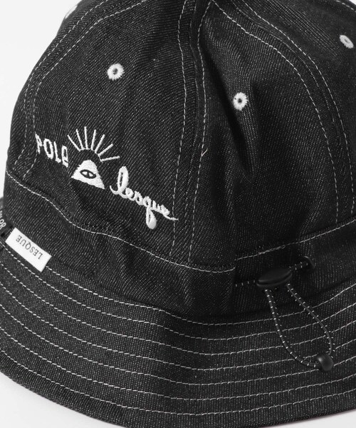 URBAN RESEARCH Sonny Label（アーバンリサーチサニーレーベル）の「POLeR　DENIM BELL HAT（ハット・メンズ・BLACK/BLUE・one）」の5枚目の写真
