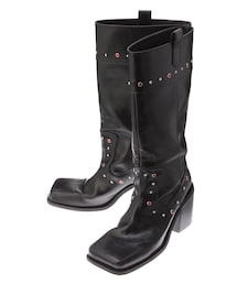 jouetie | ウエスタンスタッズロングブーツ(ブーツ)