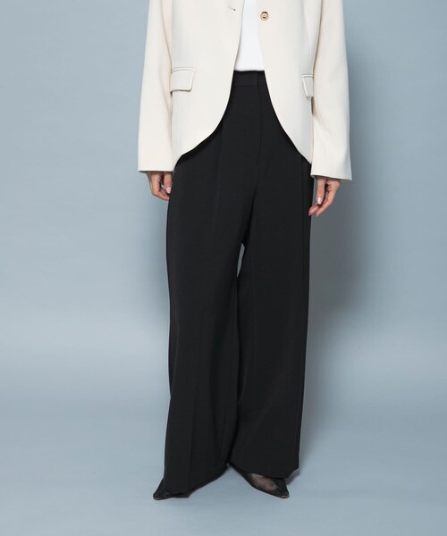 URBAN RESEARCH ROSSO（アーバンリサーチロッソ）の「CHIGNON　ベルト付きワイドパンツ（その他パンツ・レディース・BLACK・36/38）」の6枚目の写真